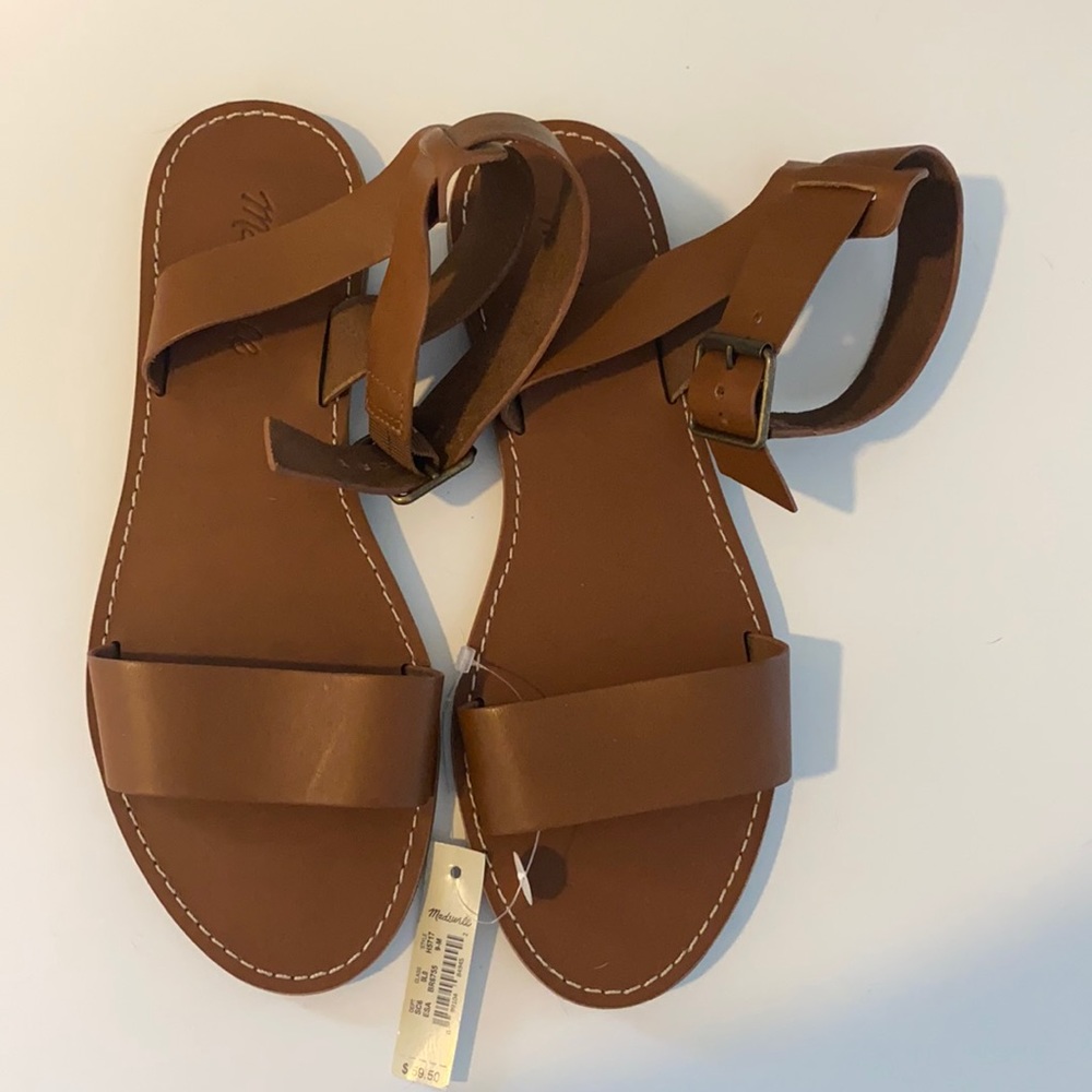 Madewell Brown Leather Sandals